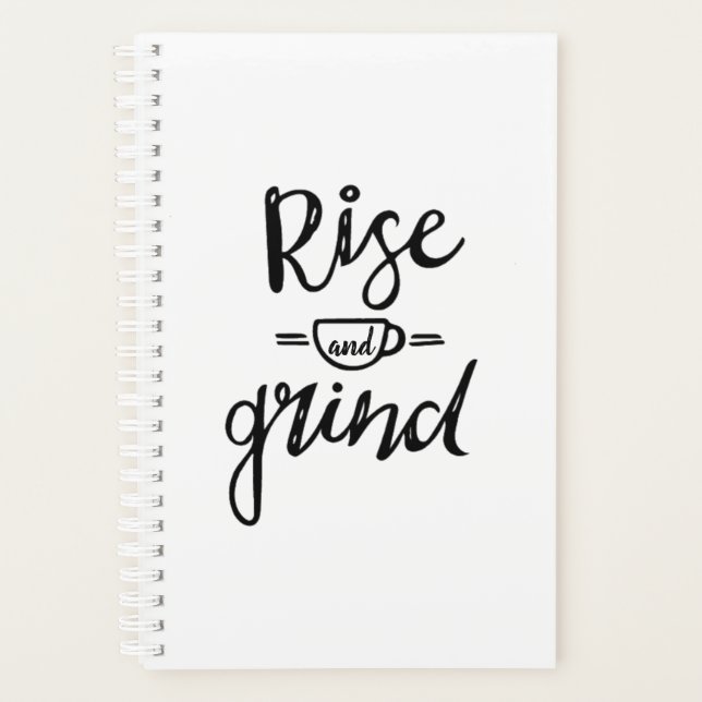 Rise and Grind Planner (Front)