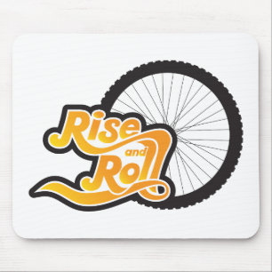 rise and roll cycle mouse mat