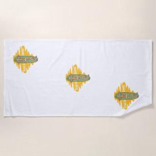 rise and shine beach towel