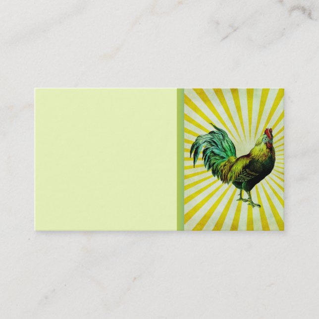 Rise and Shine Business Card (Front)