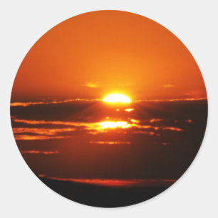 Rise And Shine Classic Round Sticker
