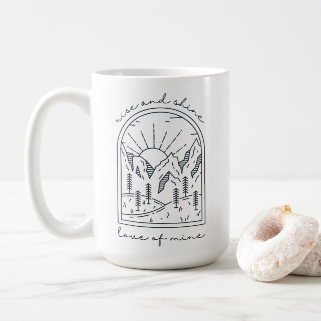 Rise and Shine Coffee (b) Mug (With Donut)