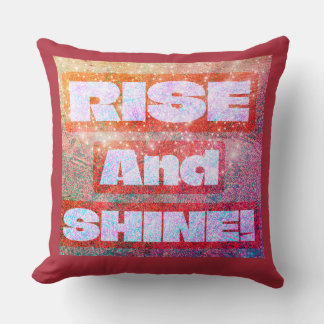 "Rise And Shine" Colourful, Boho Pattern Cushion