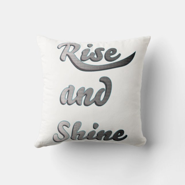 Rise and shine  cushion (Back)