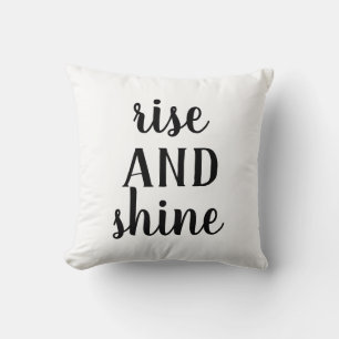 Rise and Shine   Editable Colours   Farmhouse Cushion