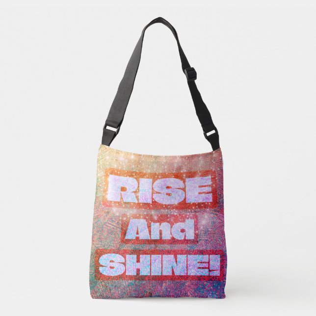 Rise And Shine Fashion Yet Functional Crossbody Bag (Front)