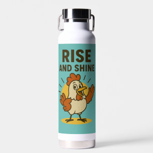 Rise and Shine Happy Chicken Water Bottle