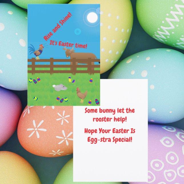 Rise and Shine It's Easter time Holiday Card (Creator Uploaded)