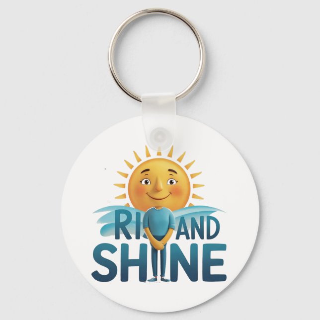 Rise and Shine Key Ring (Front)