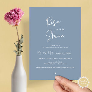 Rise and Shine, Post wedding Brunch Invitation