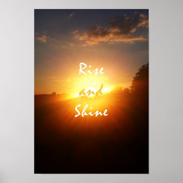 Rise and shine poster (Front)