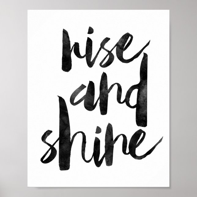 Rise And Shine Poster (Front)