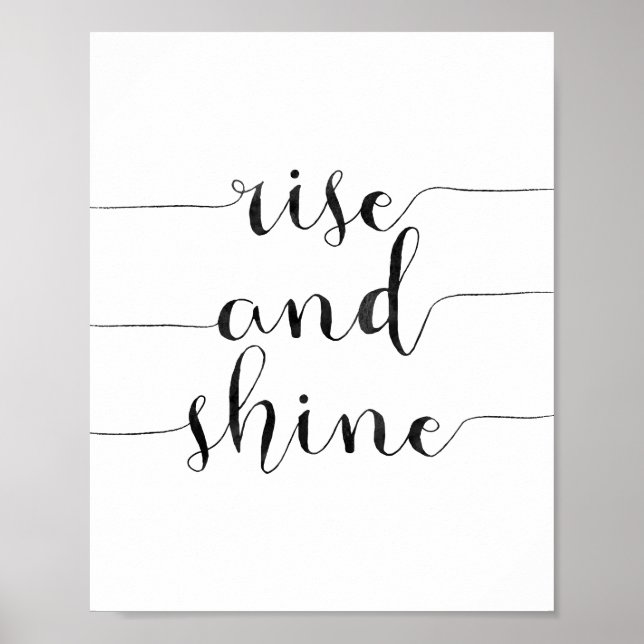 Rise And Shine Poster (Front)