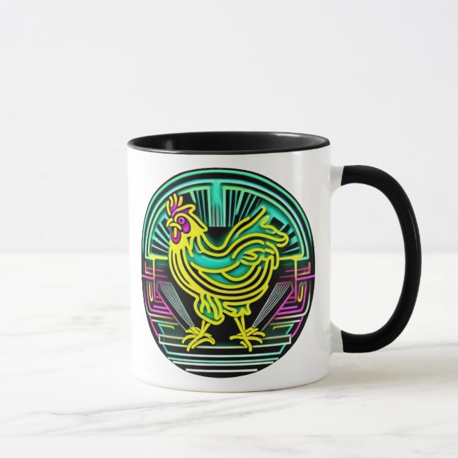 Rise and Shine Rooster Coffee Mug (Right)