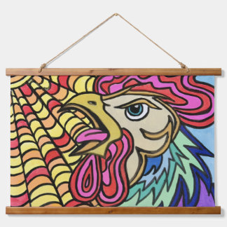 Rise and Shine Rooster Hanging Tapestry
