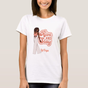 Rise and Slay Personalised Melanin Woman T-Shirt