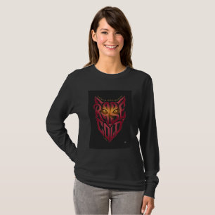 Rise Bold Wolf Typography Long Sleeve T-Shirt