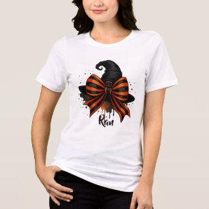 Rise Butterfly Hair Halloween T-Shirt Tri-Blend Shirt