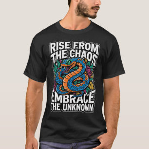 Rise From Chaos Snake T-Shirt – Serpent of Growth 
