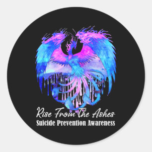 Rise From -phoenix - The Ashes Classic Round Sticker