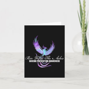 Rise From Phoenix The Ashes Suicide Prevention Awa Card