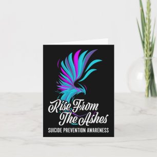 Rise From Phoenix The Ashes Suicide Prevention Awa Card