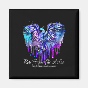 Rise From The Ashes Suicide Prevention Awareness Magnet