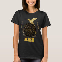 RISE Golden Phoenix Women's Empowerment T-Shirt