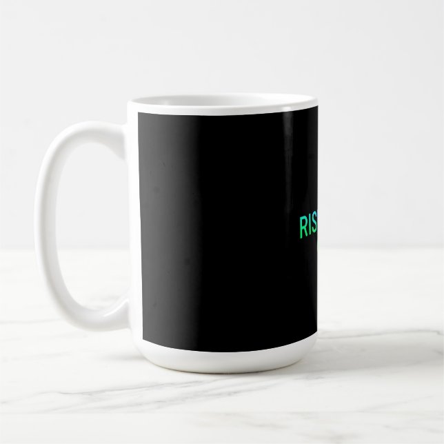 Rise Grind Glow Motivational Mug (Left)