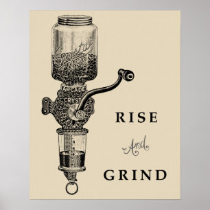 RISE & GRIND POSTER