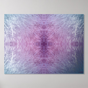Rise Higher Silver Foil Block Art Print