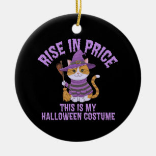 Rise in Price, this is My Halloween Costume! Ceramic Tree Decoration