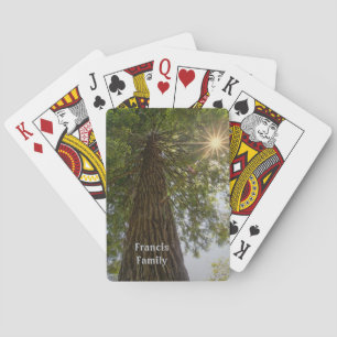 RISE Inspirational Photo of Sequoia to the Sky Playing Cards