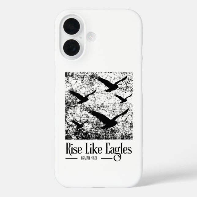 Rise Like Eagles – Isaiah 40:31 Case-Mate iPhone Case (Back)