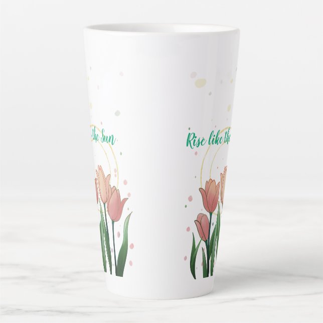 Rise like the Sun Latte Mug (Front)