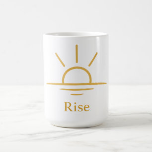 Rise — Minimalist Sunrise Coffee Mug