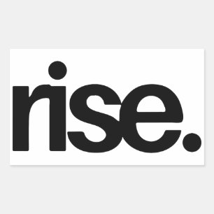 Rise Motivational Quote Sticker