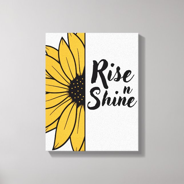 Rise n Shine Canvas Print (Front)