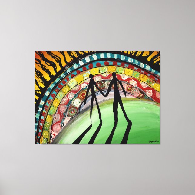 Rise Of A New Sun Wrapped Canvas (Front)