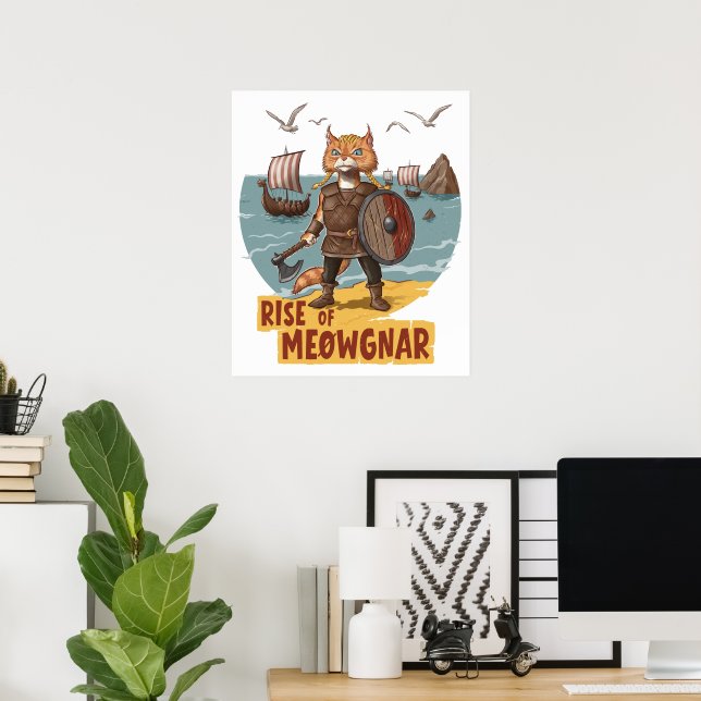Rise of Meowgnar Poster (Home Office)