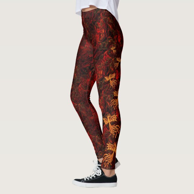 Rise of the Phoenix Leggings (Left)