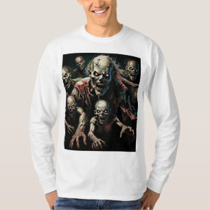 Rise of the Undead - Death Metal Zombie Horde T-Sh T-Shirt