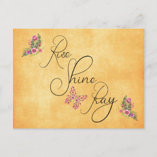 Rise, Shine, Pray Postcard