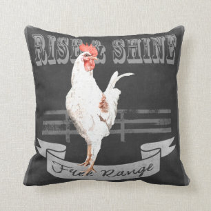 Rise & Shine Rooster Cushion