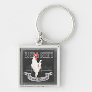 Rise & Shine Rooster Key Ring
