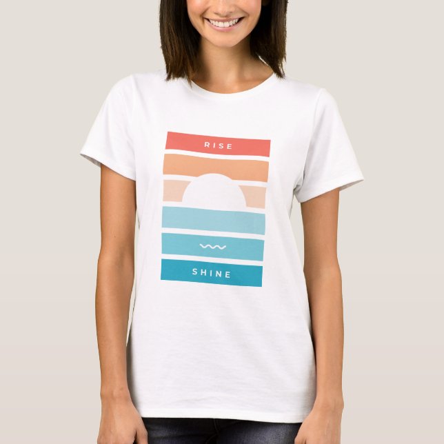rise shine t-shirt for women (Front)