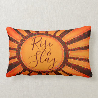 Rise & Slay Throw Pillow