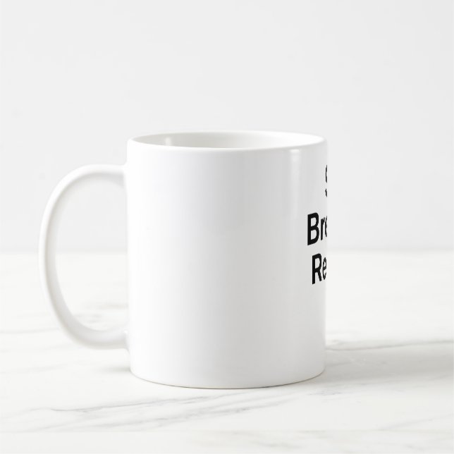 Rise Stronger – Motivational Typography Design Coffee Mug (Left)