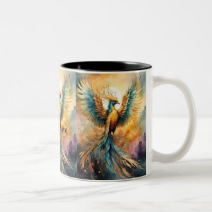 Rise & Thrive : Colourful Phoenix Mug