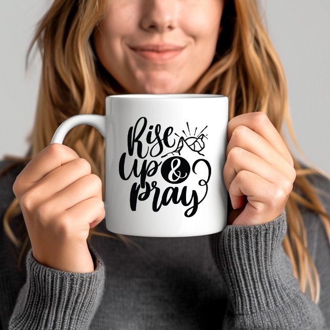 Rise Up And Pray Bible Verse Coffee Mug (Rise Up And Pray Bible Verse Coffee Mug)